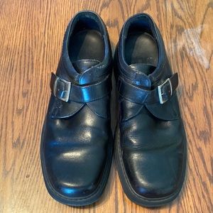 Vintage Italian made Clark’s Goth/Punk Rock, Very heavy and thick leather shoes.
